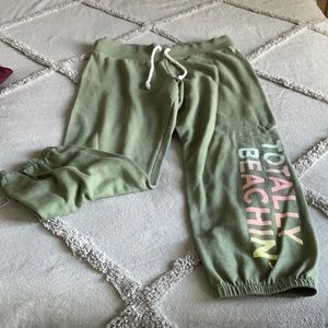 Victoria Secret joggers small from Victoria Secrets daughter never wore them.